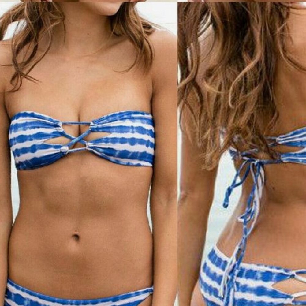 Acacia strapless top